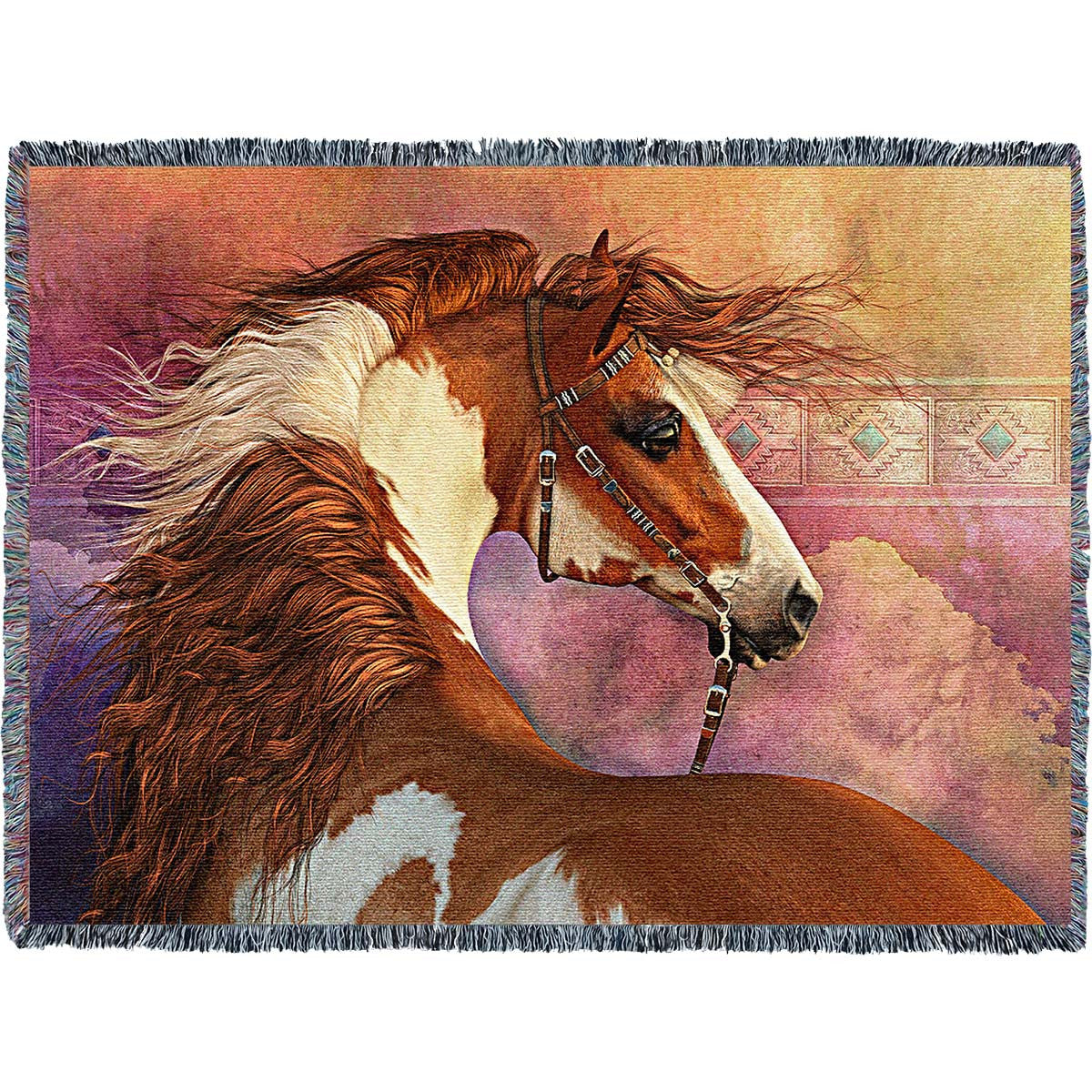 Tecumseh Horse Throw
