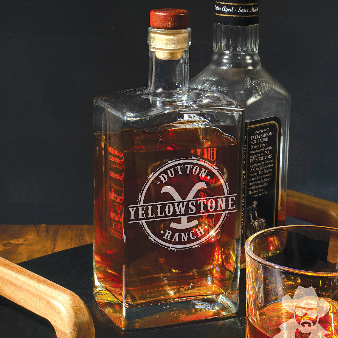 Yellowstone Dutton Ranch Decanter