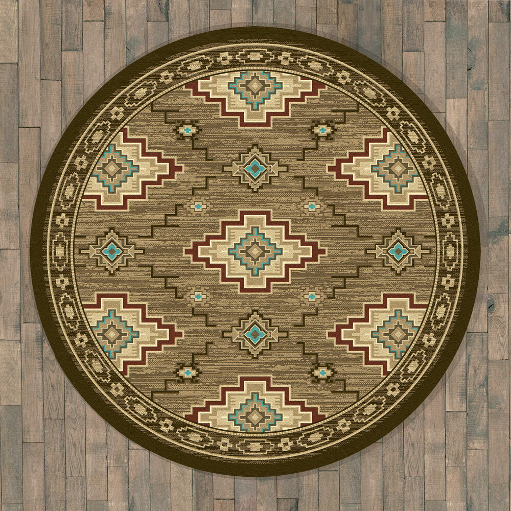 Cedar Creek Lodge Rug - 8 Ft. Round