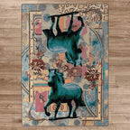 Blue Horse Rug - 4 x 5