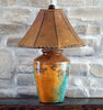 Clay & Rawhide Lamp