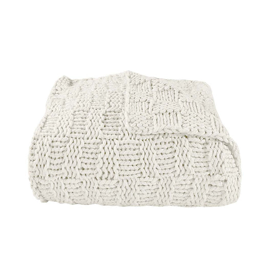 Cable Knit Euro Cozy Throw - OUT OF STOCK UNTIL 07/28/2026