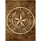 Lonestar Ranch Wheat Rug - 5 x 7
