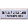 Horse Barn Heaven Wall Art