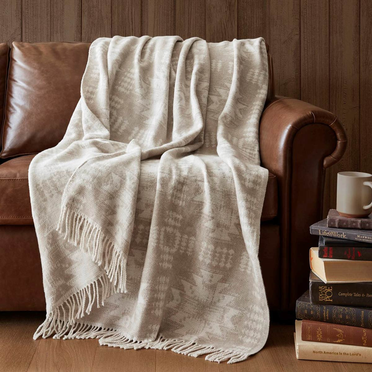 Manitoba Cotton Blend Neutral Throw - OUT OF STOCK UNTIL 07/02/2026