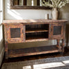 Montague Carved Buffet with Metal Panels