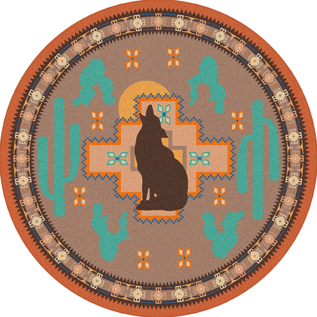 Moonlight Howl Rug - 8 Ft. Round