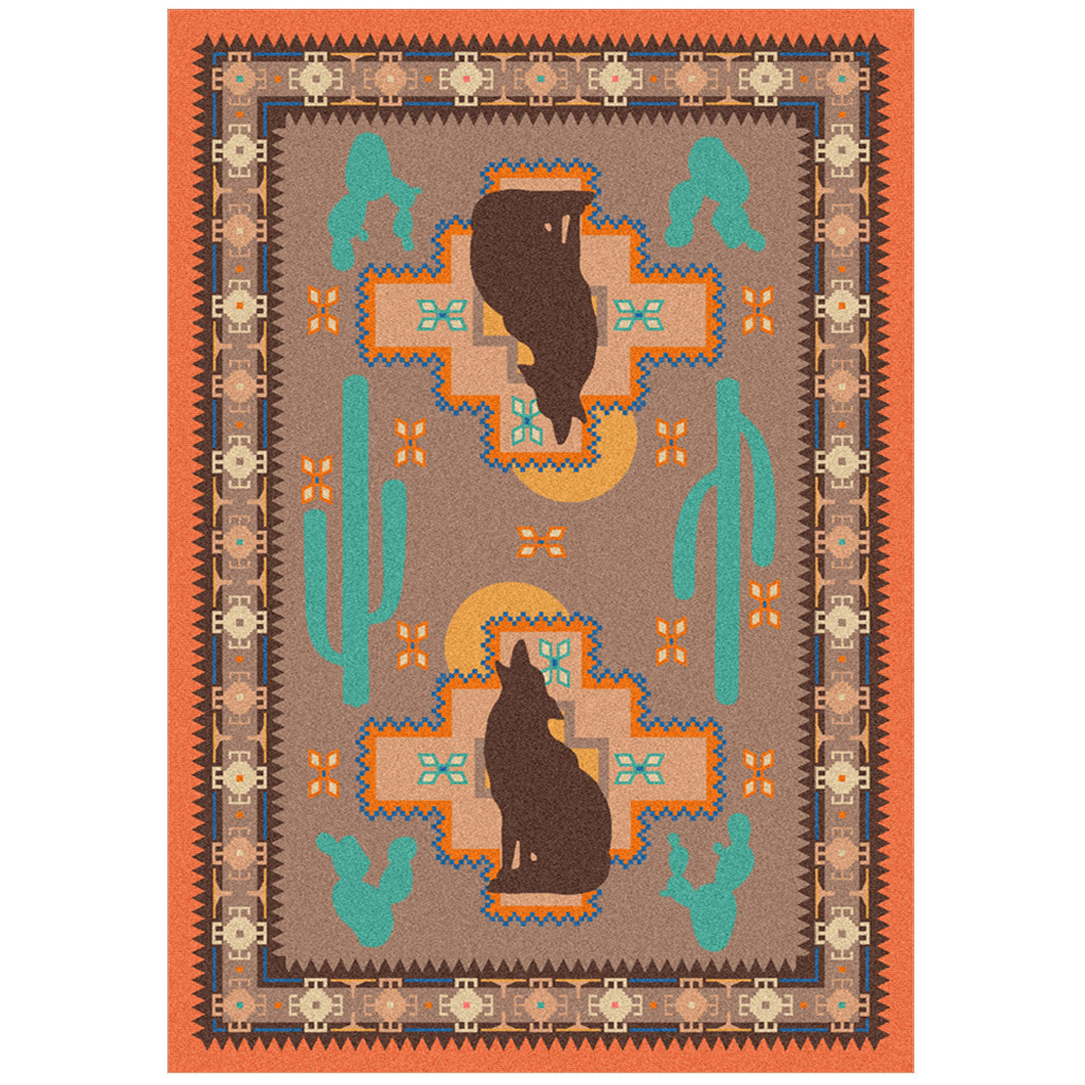 Moonlight Howl Rug - 8 x 11