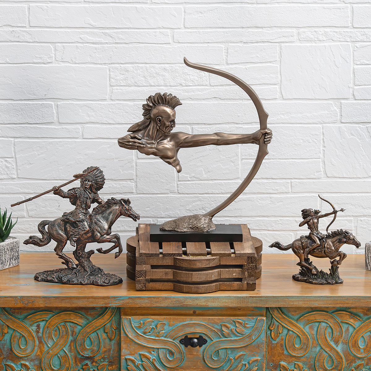 Native Bow Sculpture - Large