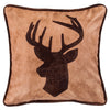 Old Dominion Reversible Deer Bust Pillow