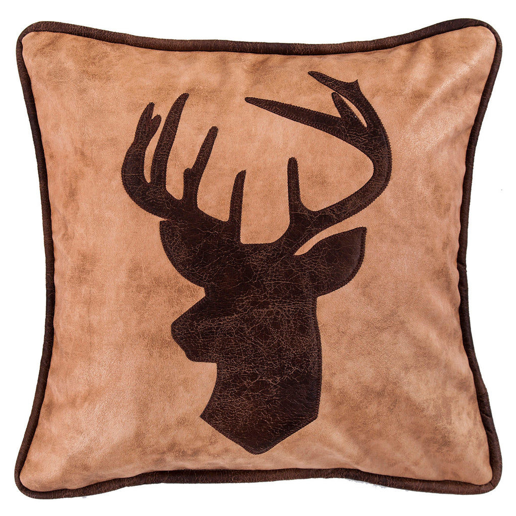 Old Dominion Reversible Deer Bust Pillow