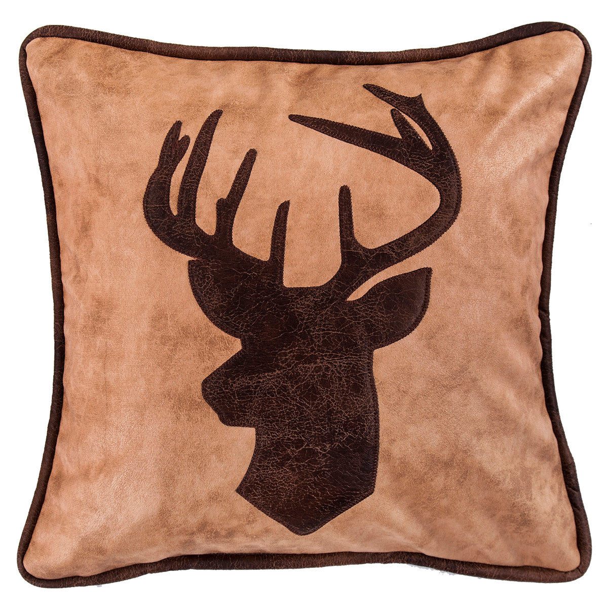 Old Dominion Reversible Deer Bust Pillow