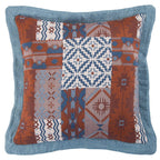 Old Dominion Reversible Patchwork Linen Pillow