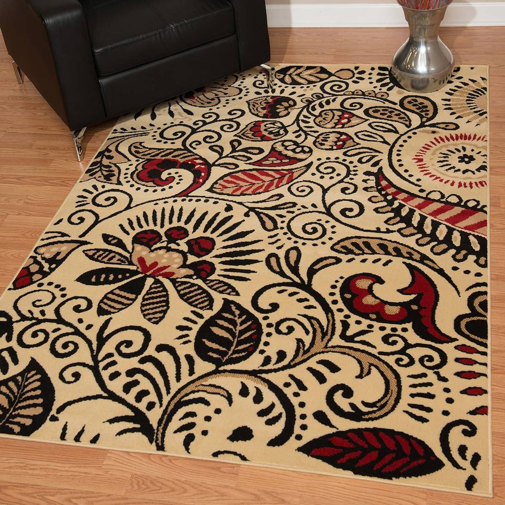 Paisley Day Rug - 2 x 3