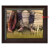 Personalized Boot Love Framed Canvas