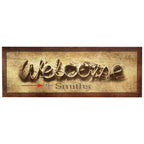 Personalized Welcome Rope Wall Art