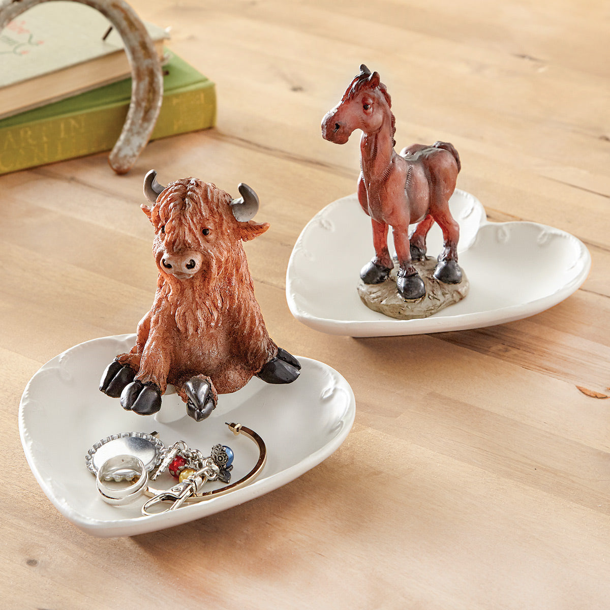 Ranch Heart Trinket Trays