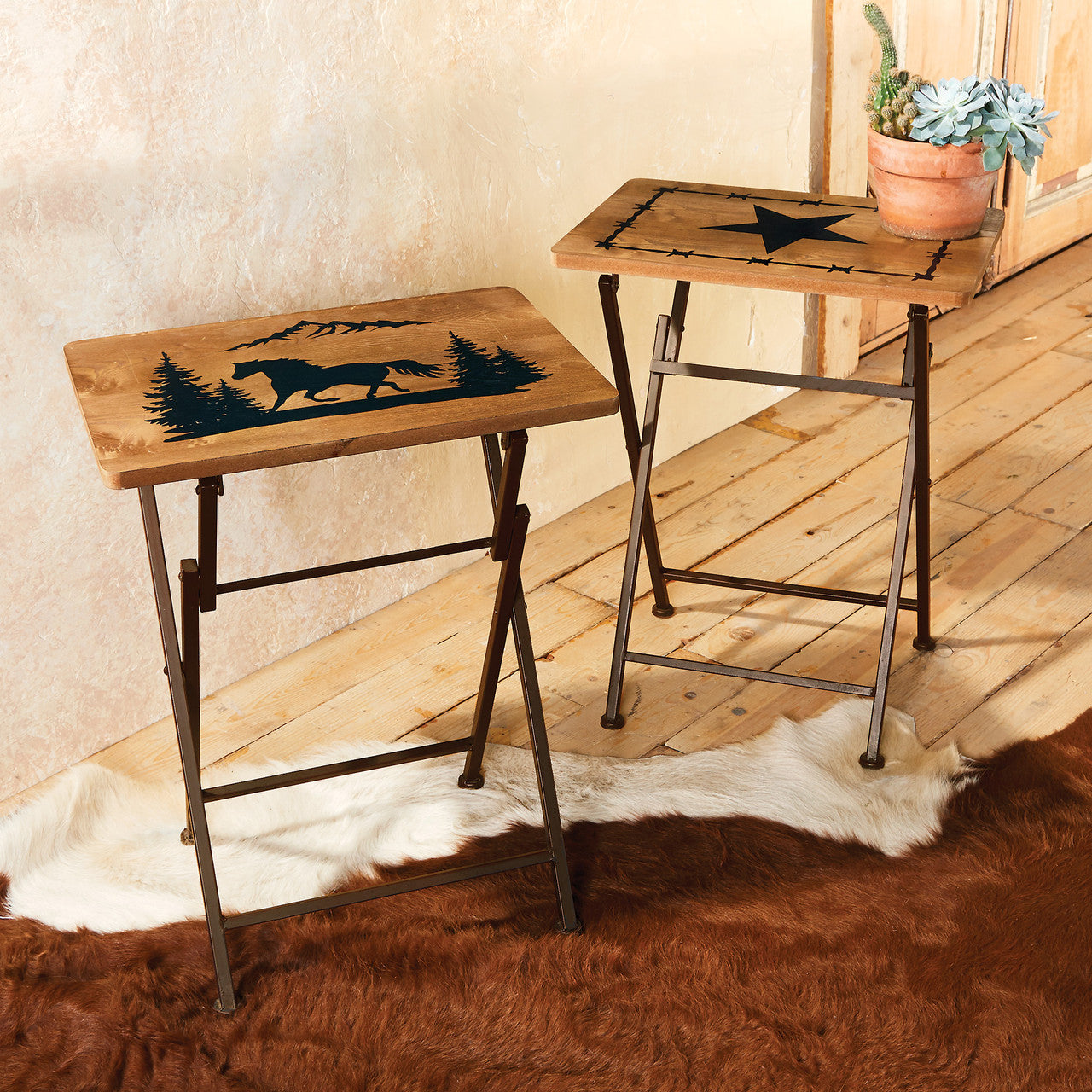 Galloping Horse Folding Side/Tray Table