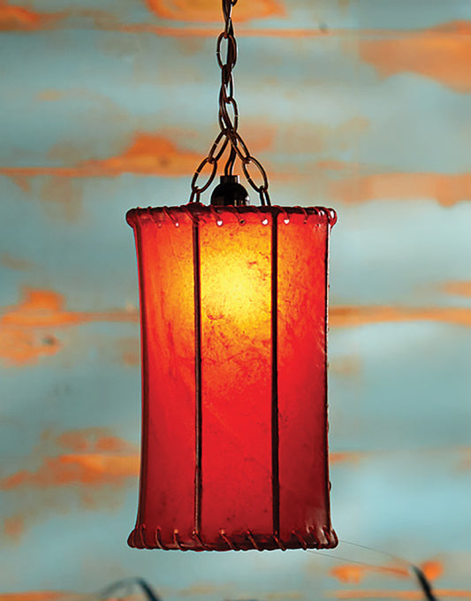 Rawhide Pendant Light - Amber - CLEARANCE