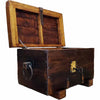 Recycled Wood Chest with Lock and Key