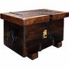 Recycled Wood Chest with Lock and Key