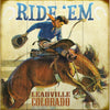 Ride 'Em Personalized Sign - 28 x 28