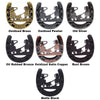 Roping Cowboys in Horseshoe Knobs - Set of 2