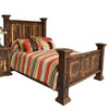 Rough Cut Pine Bed - Queen
