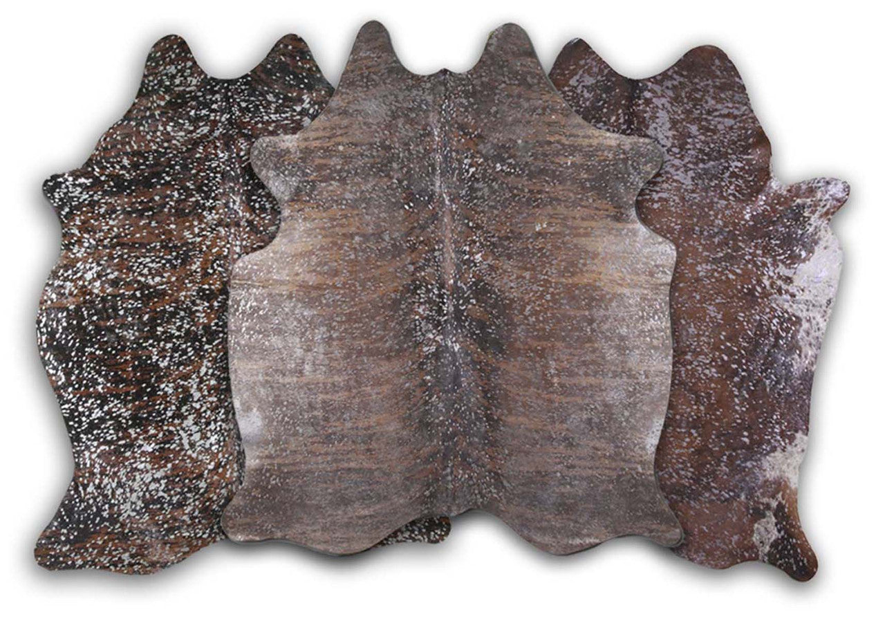 Silver Specked Brindle Cowhide Rugs