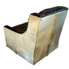 Frozen Earth Tallback Tufted Swivel Glider