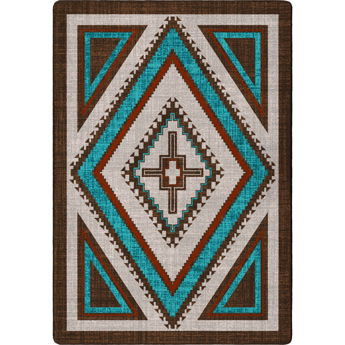 Southwest Nights Turquoise Rug Collection