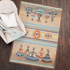 Southwest Tepees Natural Rug Collection
