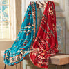 Turquoise Ways Plush Pillow