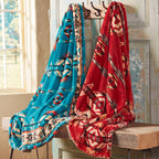Turquoise Ways Plush Pillow