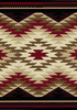Star Burst Red Rug Collection