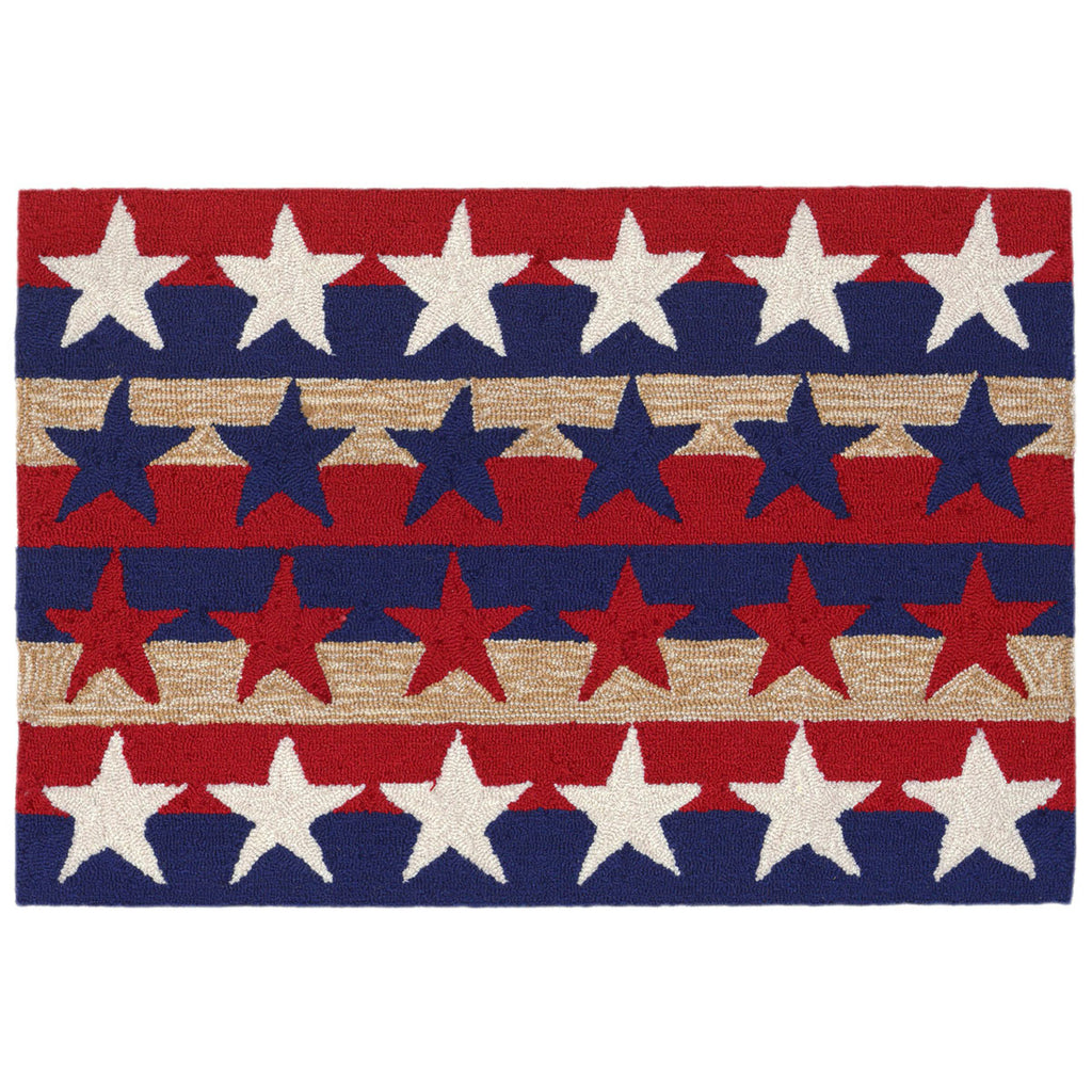 Star Spangled Indoor/Outdoor Rug - 3 x 4 - OUT OF STOCK UNTIL 10/12/2026
