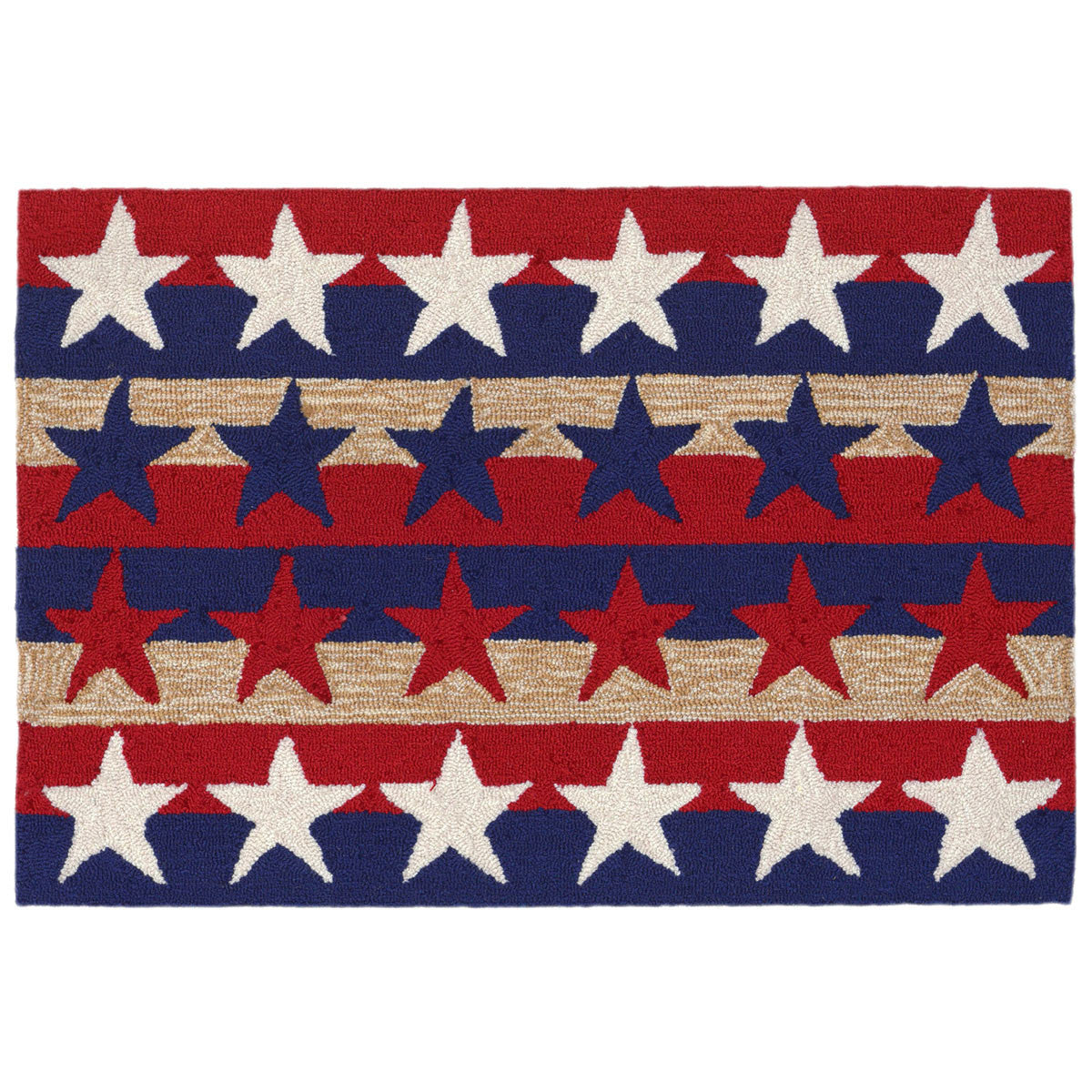 Star Spangled Indoor/Outdoor Rug - 3 x 4 - OUT OF STOCK UNTIL 10/12/2026