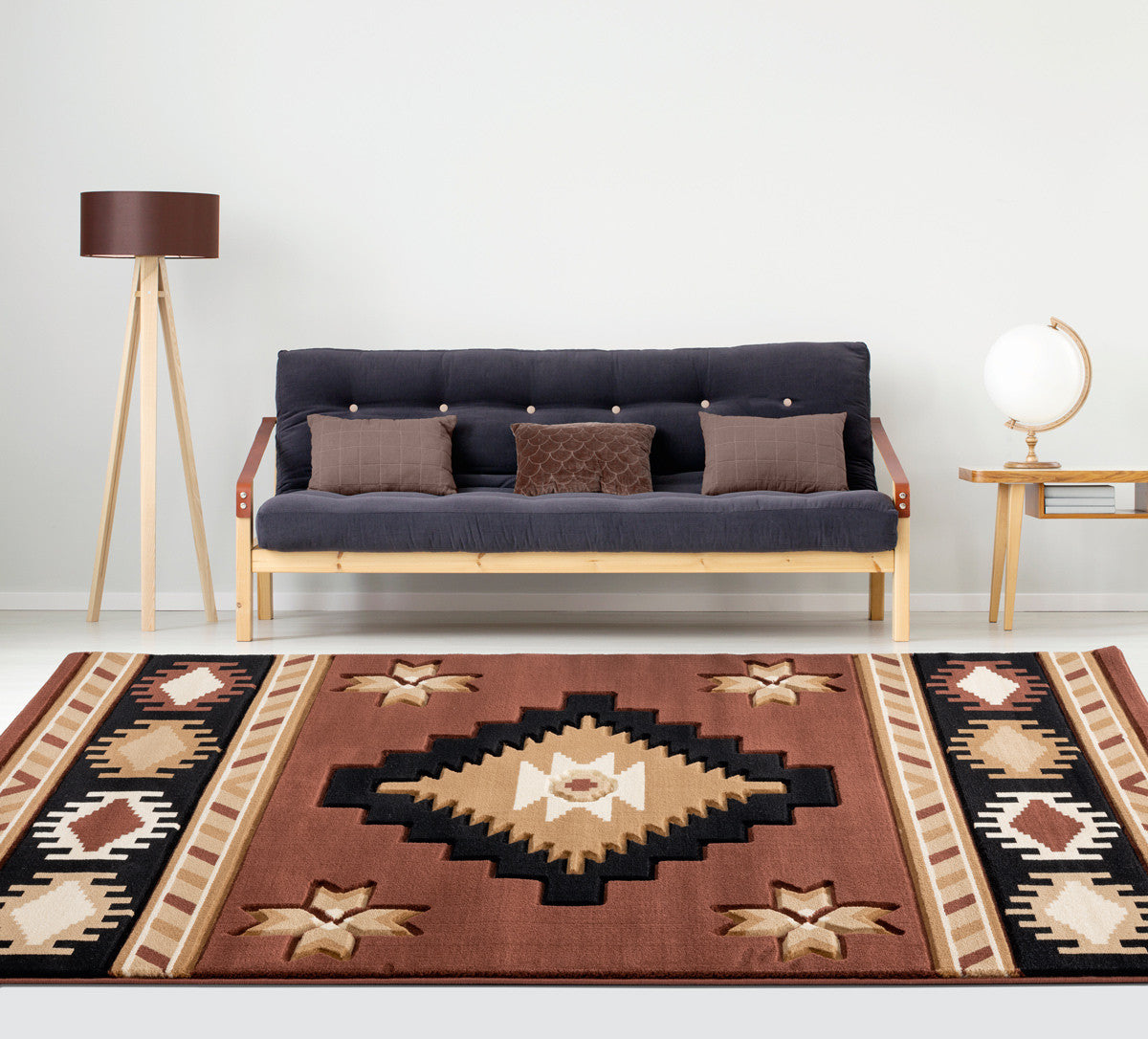 Star Vision Brown Rug - 3 x 8 - OUT OF STOCK UNTIL 08/25/2026
