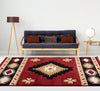 Star Vision Burgundy Rug - 2 x 3