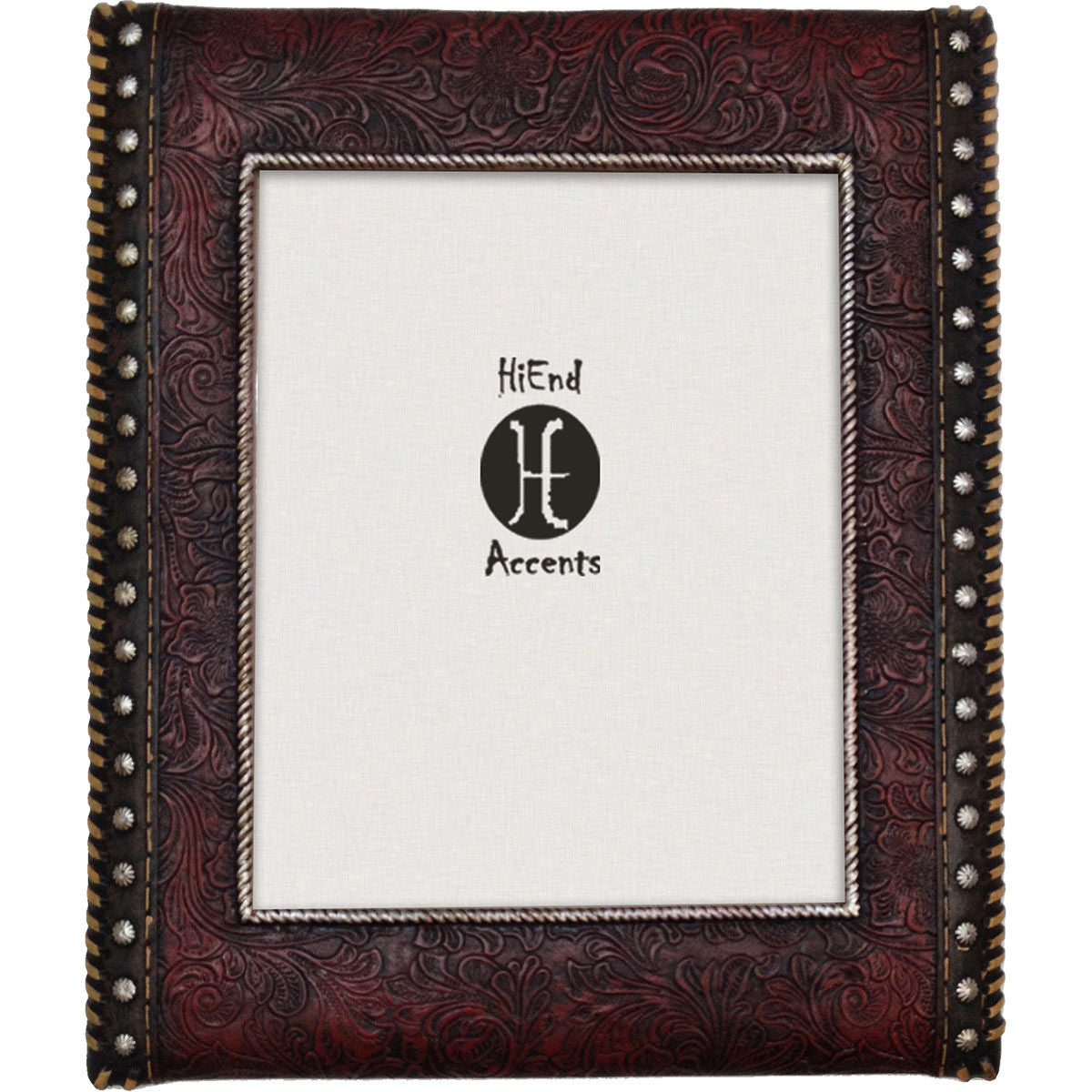 Studded Leather Photo Frames