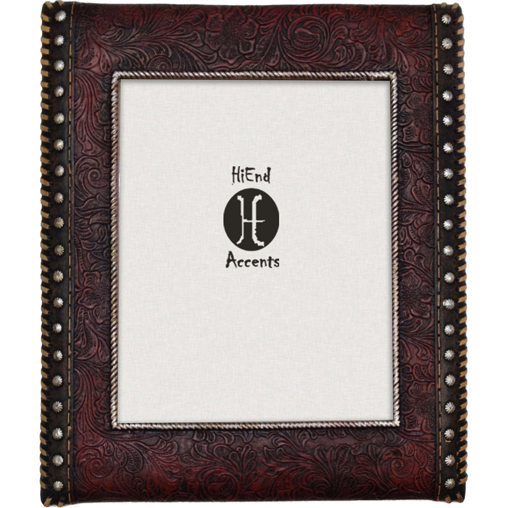Studded Leather Photo Frames