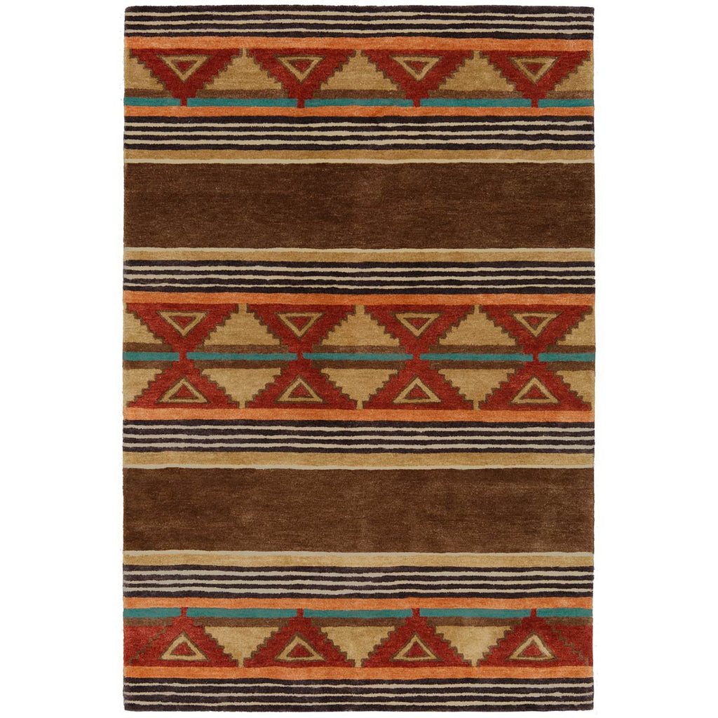 Taos Brown Rug Collection