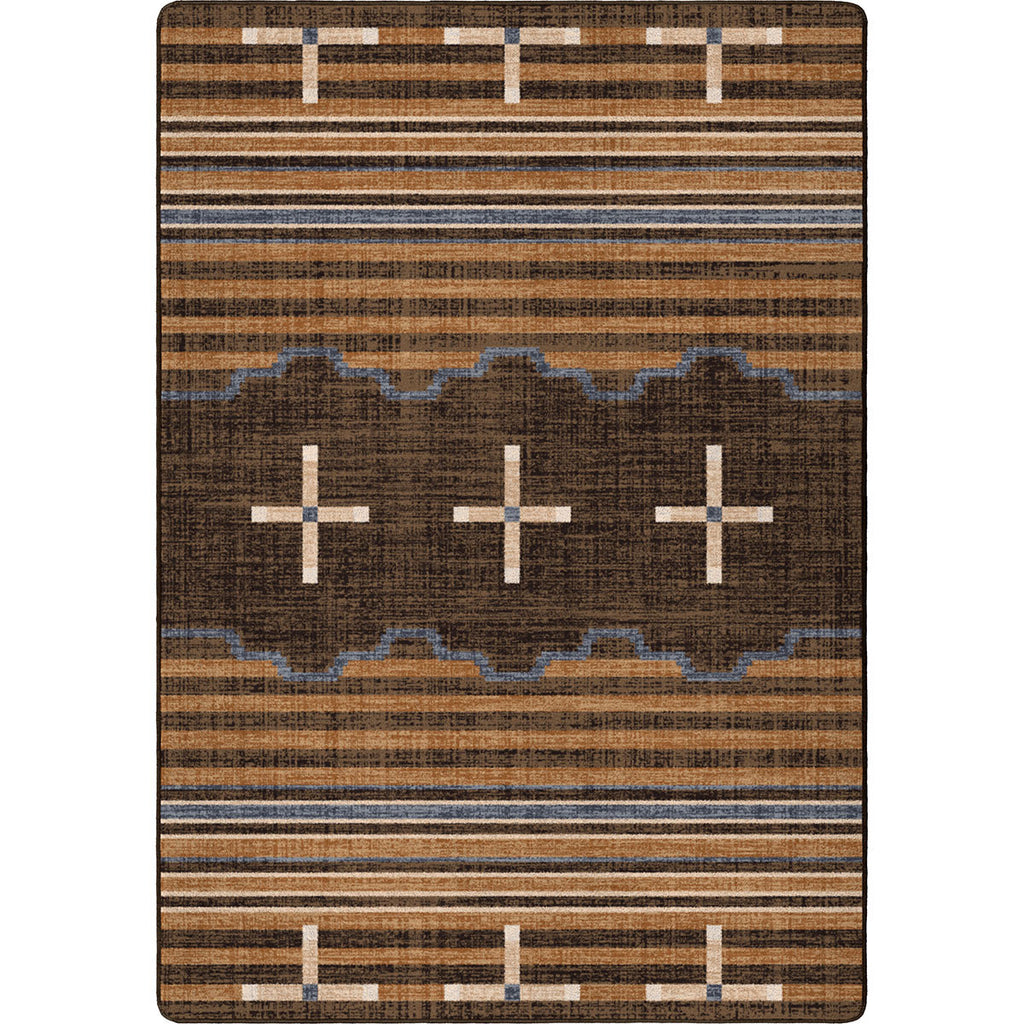 Three Chiefs Gray Rug - 3 x 4 | Lone Star Western Decor