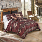 Tribal Trail Quilt Bed Set - Queen