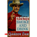 True Cowboys Personalized Signs