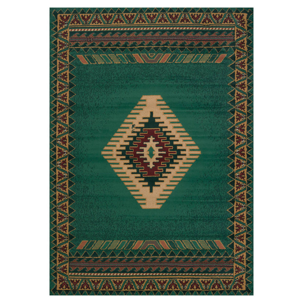 Tucson Green Rug Collection