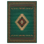 Tucson Green Rug Collection