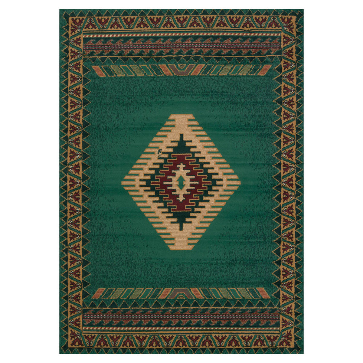Tucson Green Rug Collection