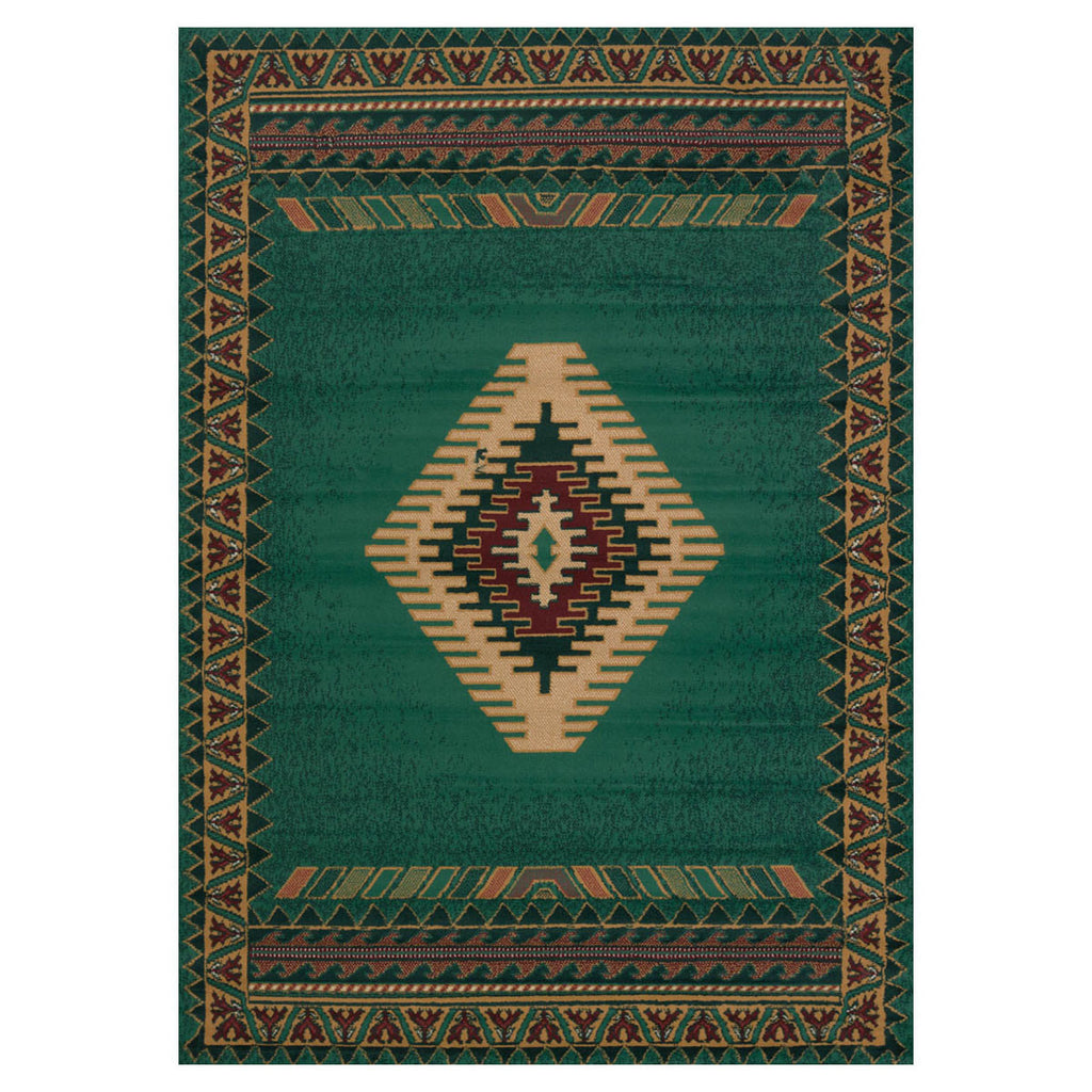 Tucson Green Rug Collection