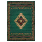 Tucson Green Rug Collection